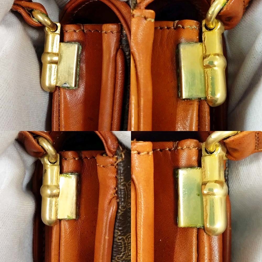 Celine Pattern Brown Bag Macadam - image 6